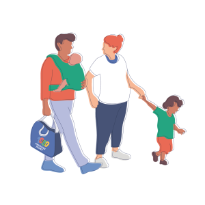 Parents et sac 1000 premiers jours