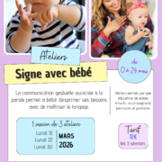 Cycle d'atelier Langage des Signes bébé