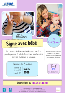 Cycle d'atelier Langage des Signes bébé Cycle d'atelier Langage des Signes bébé